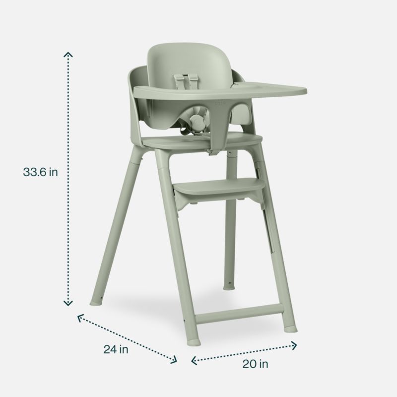 Lalo The Chair II 3-in-1 Baby Sage Geen High Chair - image 7 of 9