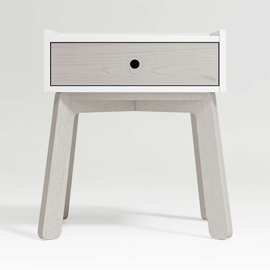 Lamont TwoTone Wood Kids Nightstand with Drawer + Reviews Crate & Kids