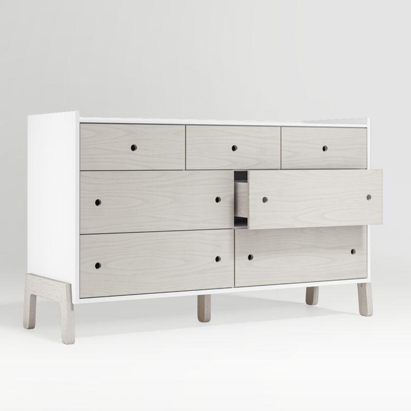 Lamont Two-Tone Wood 7-Drawer Kids Dresser