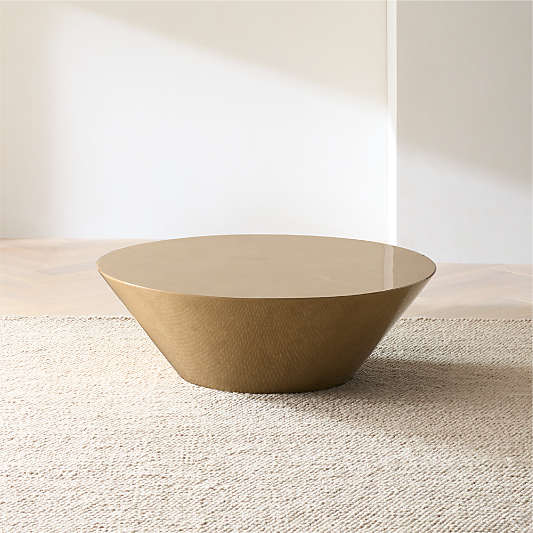Lana Gloss 48" Round Coffee Table by Laura Harrier & Tiffany Howell