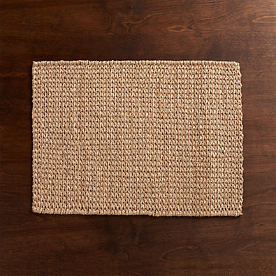 View Lanai Rectangular Natural Woven Placemat details