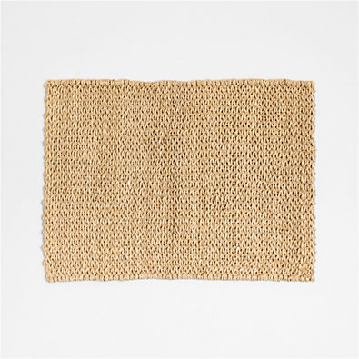 View Lanai Rectangular Natural Woven Placemat details