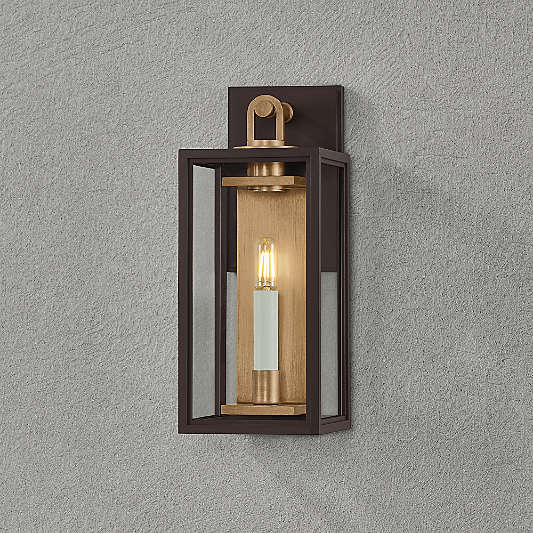 Lancaster Small Outdoor Wall Sconce Light