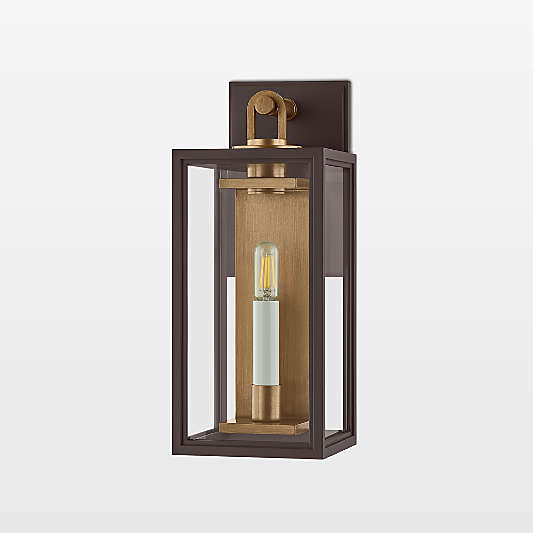 Lancaster Small Outdoor Wall Sconce Light