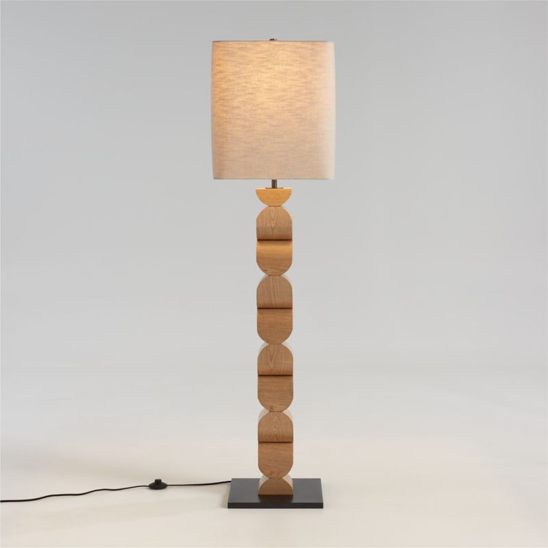 Landing Wood Floor Lamp