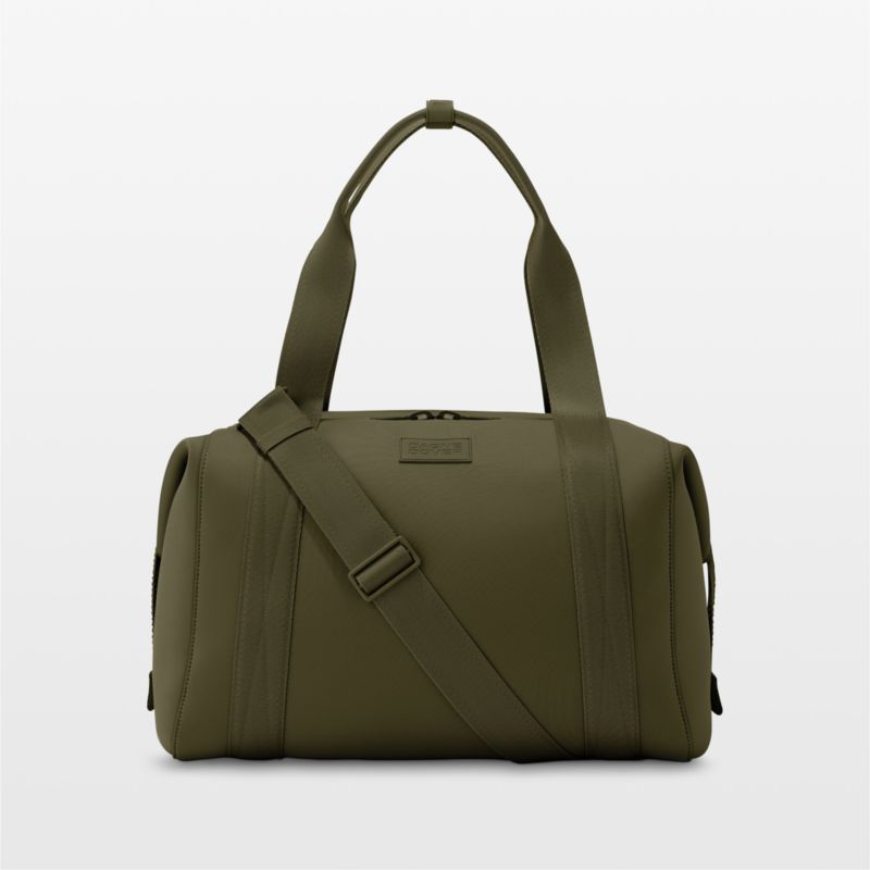 Dagne Dover Landon Recycled Polyester Carryall Duffle In Dark Moss