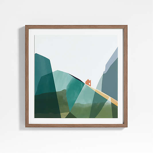 Mountain Landscape Framed Wall Art Print