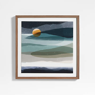 Ocean Landscape Framed Wall Art Print