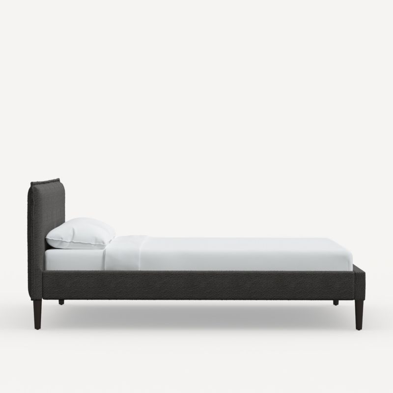 Lane King Boucle Smoke Low-Profile Bed - image 2 of 5