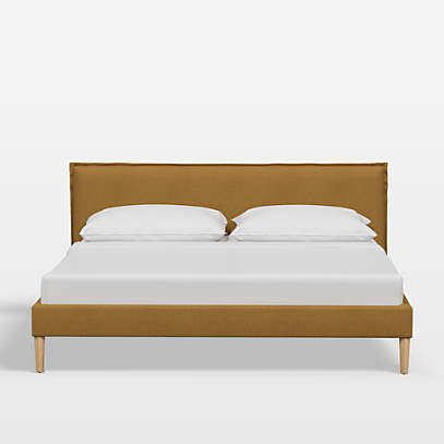 Simple Bed Frame, King, Acorn, West Elm