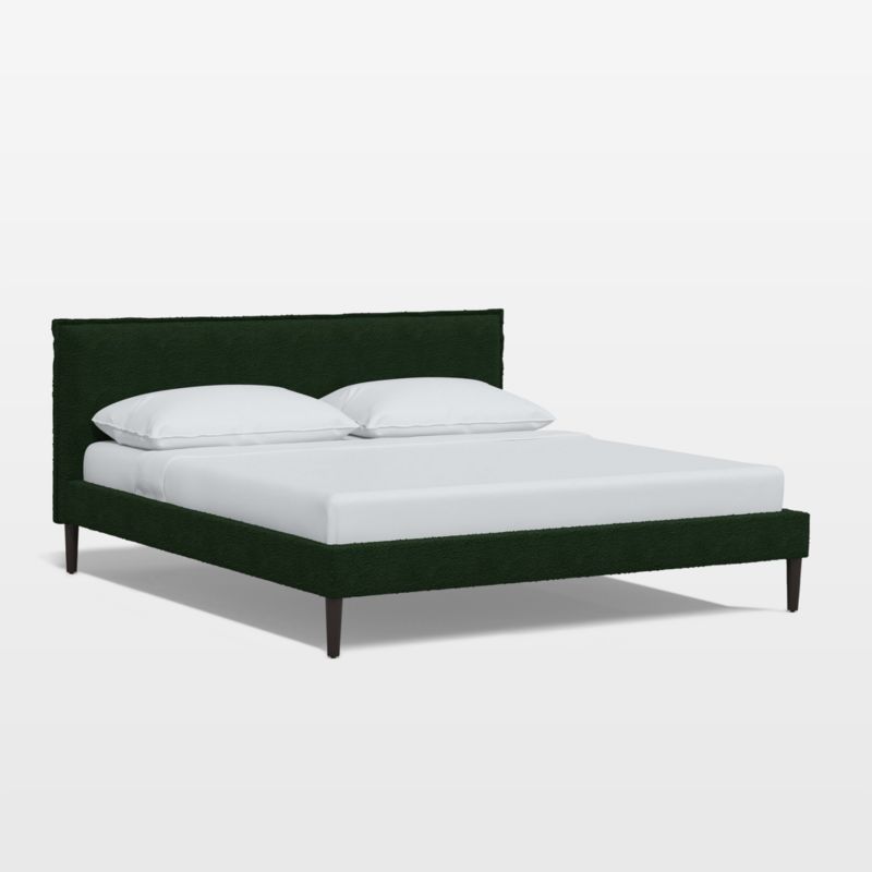 Lane King Boucle Fern Low-Profile Bed - image 2 of 8