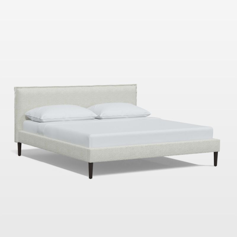 Lane King Boucle Snow Low-Profile Bed - image 2 of 8