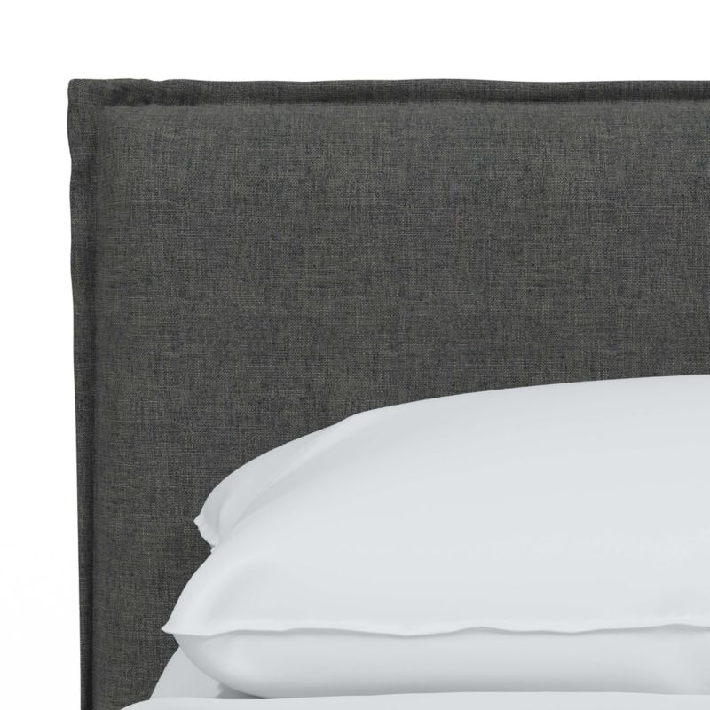 Lane Full Linen Charcoal Low-Profile Bed - image 3 of 5