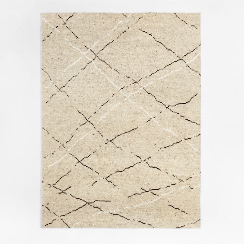 Larache Wool Moroccan Sand Beige Area Rug 10'x14' - image 2 of 7