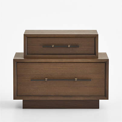Larchmont 28" Stacked Oak Nightstand