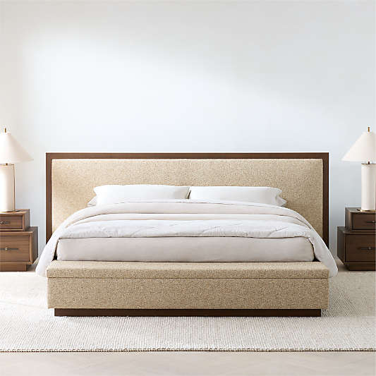 Larchmont Upholstered Bed with Storage Bench