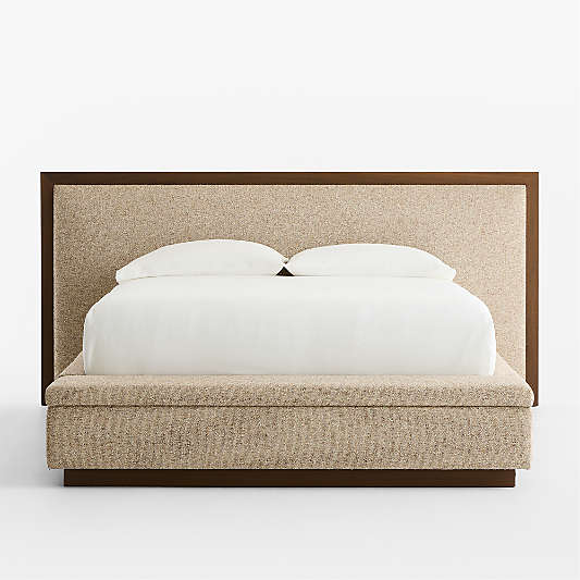 Larchmont Upholstered Queen Bed with Storage Bench