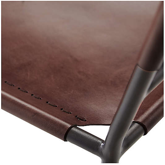 Laredo Brown Leather Dining Chair