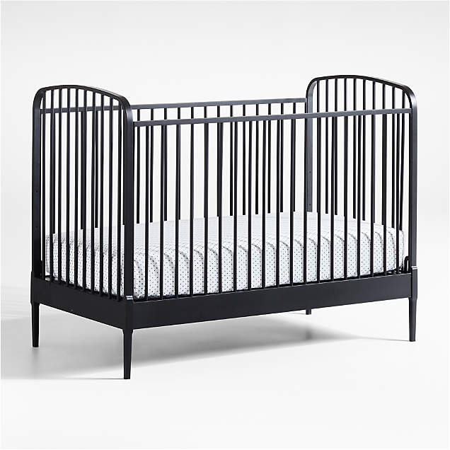 Larkin Gold Metal Convertible Baby Crib + Reviews Crate & Kids