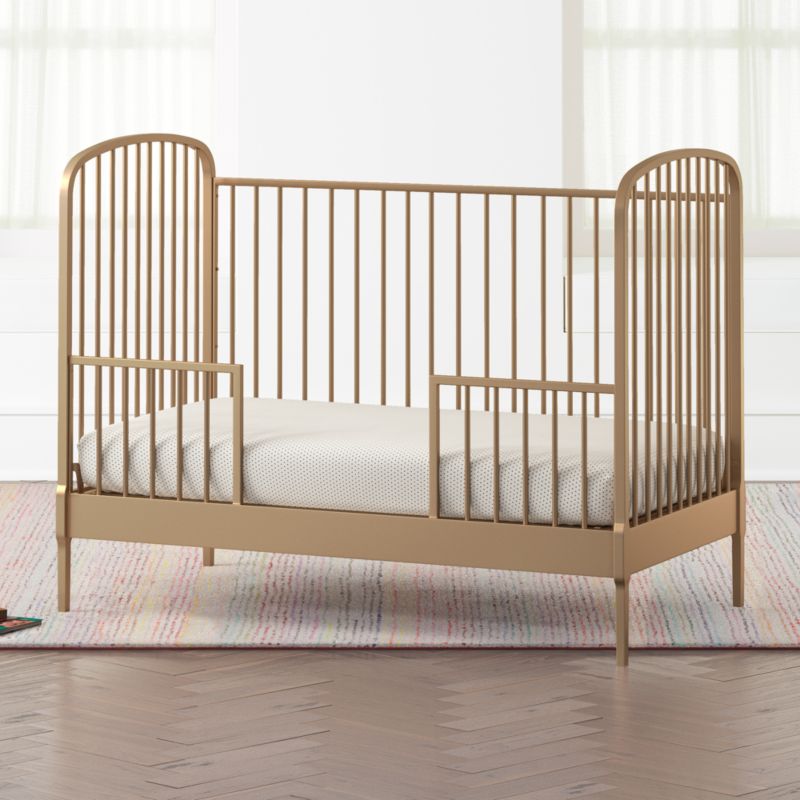 Gold baby cot on sale