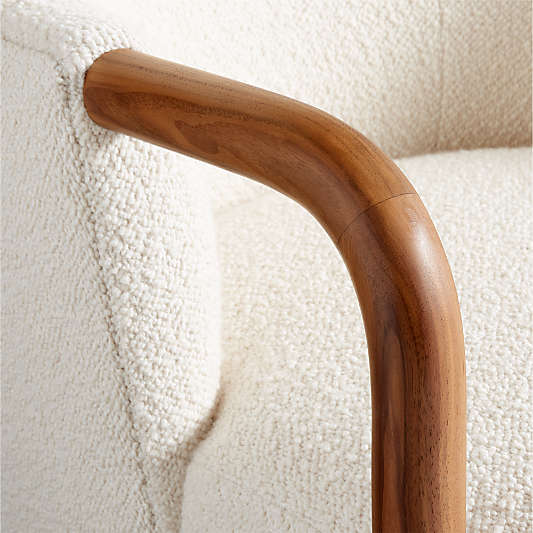 Laso Ivory Boucle Accent Chair