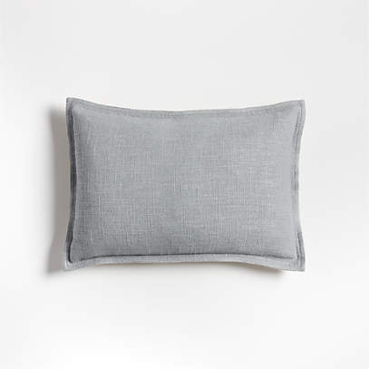 Linen Floor Pillow Seating Cushion with Removable Zippered Cover Thick  Round 18