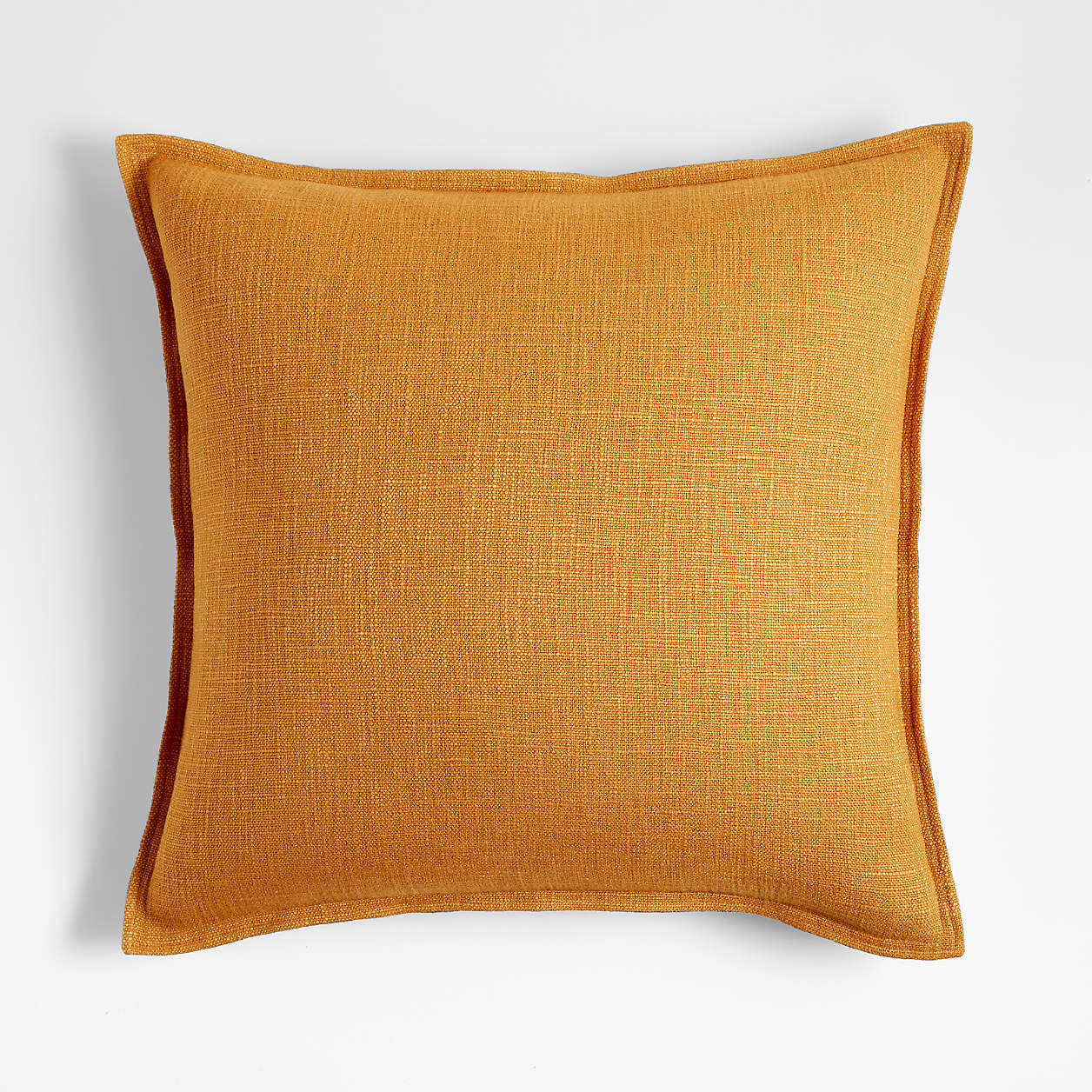 Amber 20"x20" Laundered Linen Square Decorative Throw Pillow with