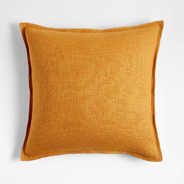 small orange pillow