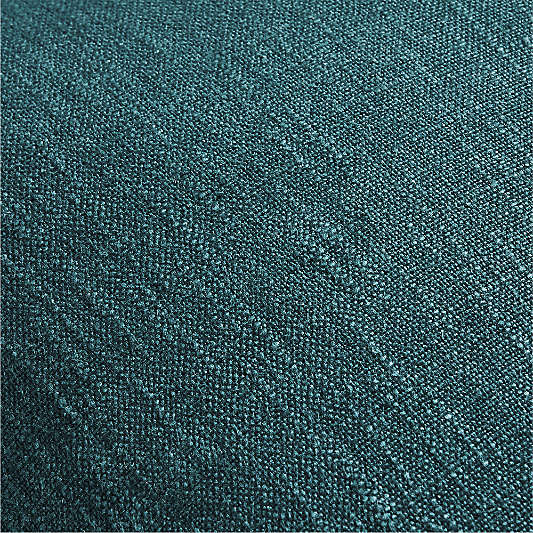 Sea Green Organic Laundered Linen 20''x20" Throw Pillow