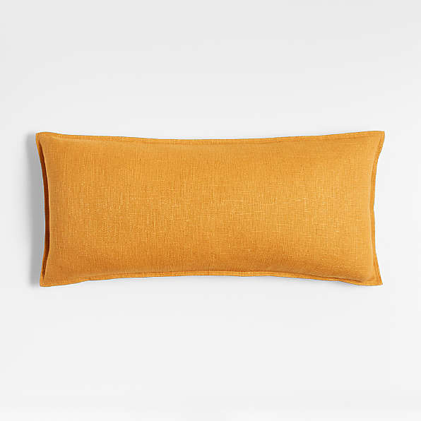 small orange pillow