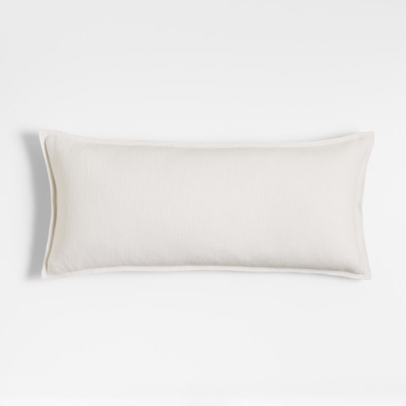 Solid White Linen Pillow – Land of Pillows