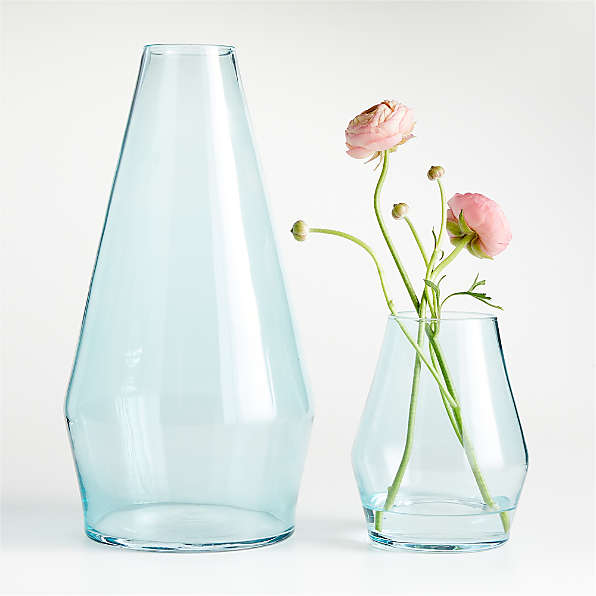 4 Clear Glass Flower Vase Set of 4 Small Decorative Bud Vases for Flowers Single Stem Mini Bottles for Bathroom Vintage Style for Wedding Table Decorations Centrepiece Settings 