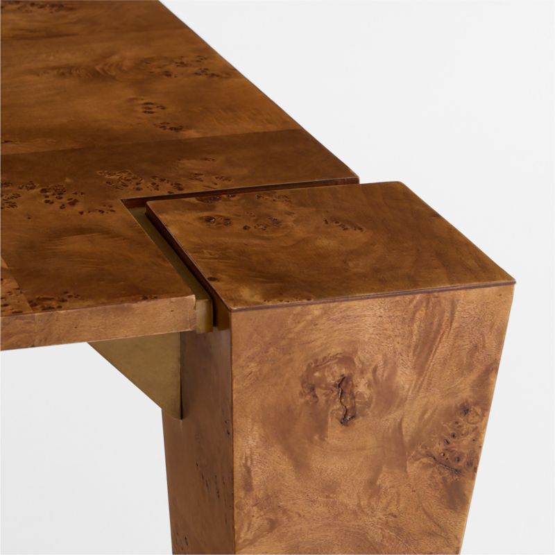 Laurent 78" Burl Wood Dining Table by Laura Harrier & Tiffany Howell - image 7 of 7
