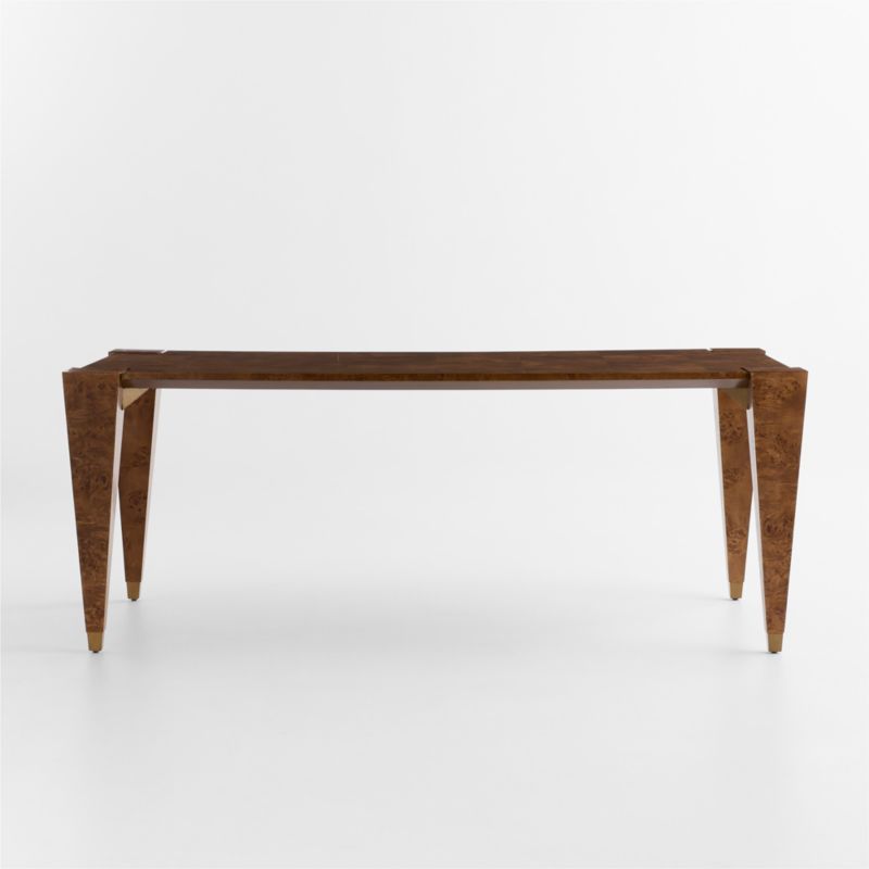 Laurent 78" Burl Wood Dining Table by Laura Harrier & Tiffany Howell - image 4 of 7