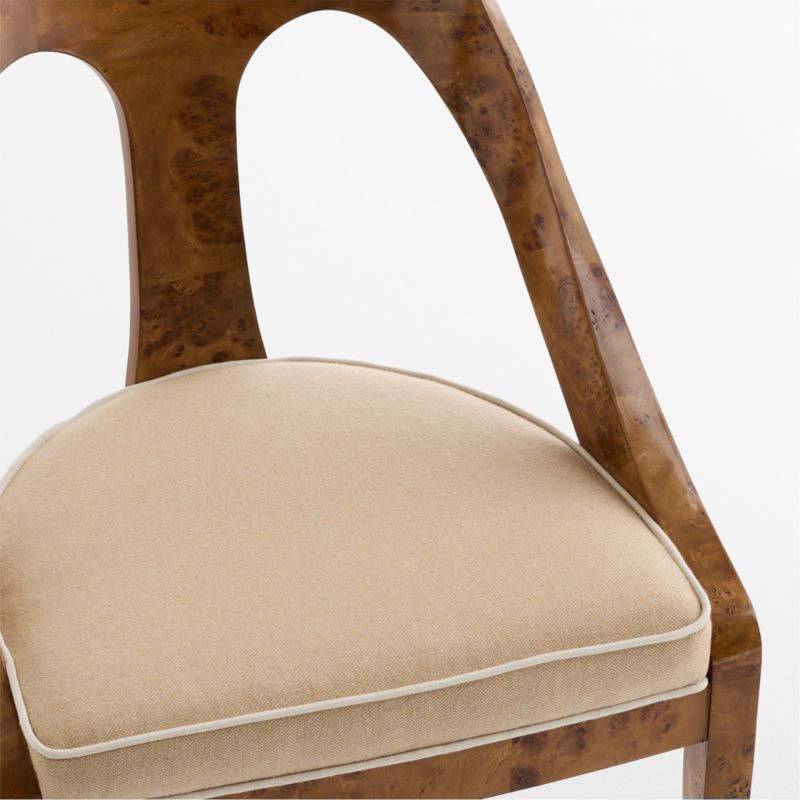 Laurent Burl Wood Dining Chair by Laura Harrier & Tiffany Howell - image 8 of 10