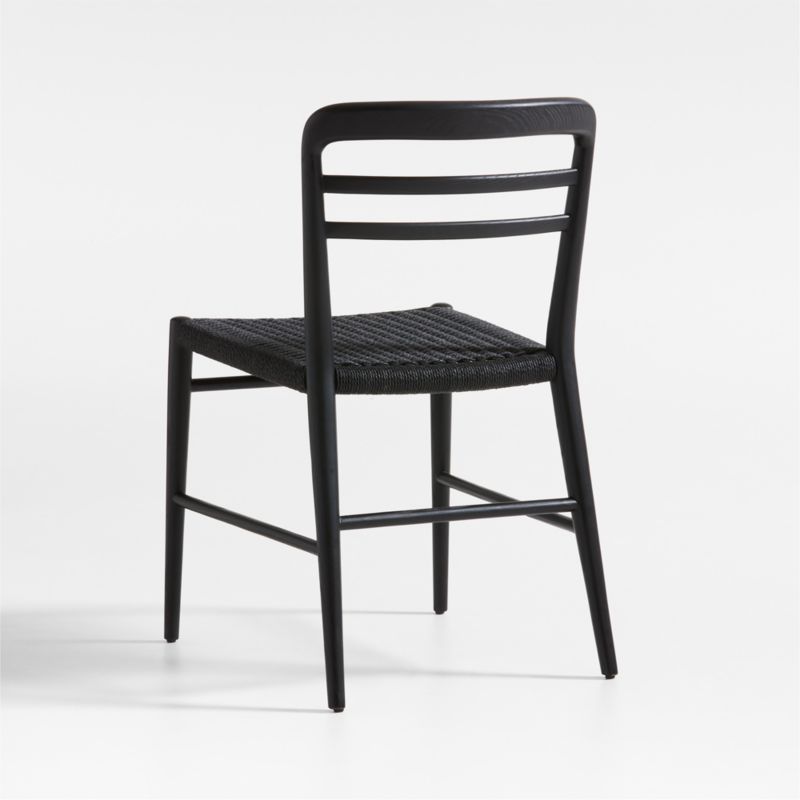 Lausen Black Wood Dining Side Chair - image 6 of 9