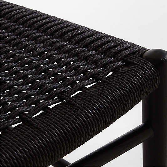 Lausen Black Wood Dining Chair