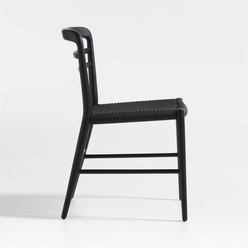 Lausen Black Wood Dining Side Chair - image 7 of 9