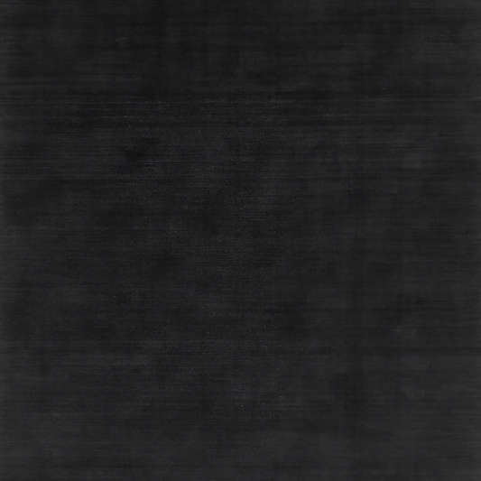 Laval Viscose Solid Black Area Rug 6'x9'