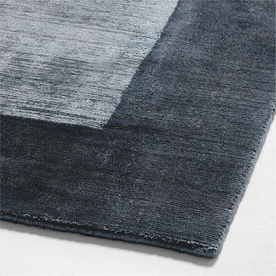 Laval Border Blue Rug 12
