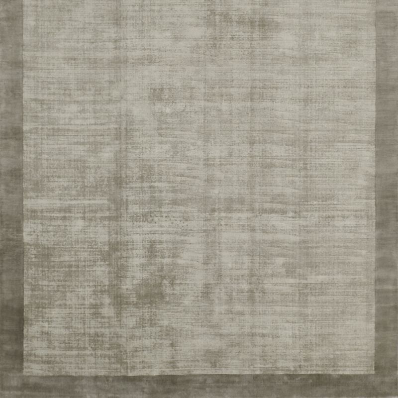 Laval Viscose Border Dark Grey Area Rug 6'x9' - image 0 of 5