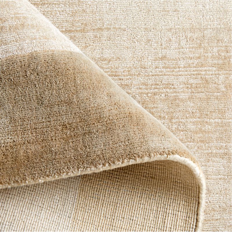 Laval Viscose Border Taupe Rug 12"x18" Swatch - image 9 of 10