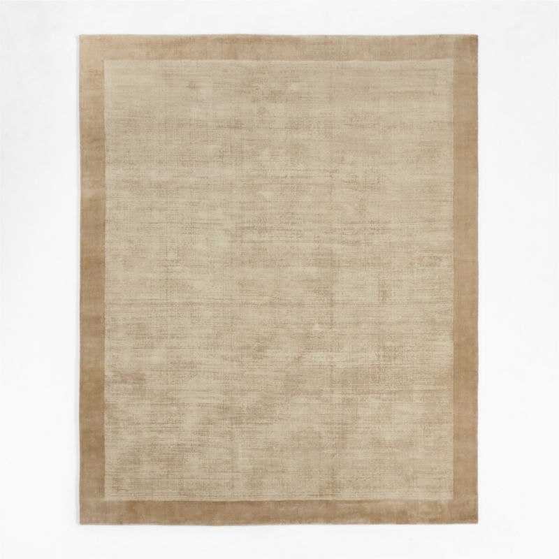 Laval Viscose Border Taupe Rug 12"x18" Swatch - image 1 of 10