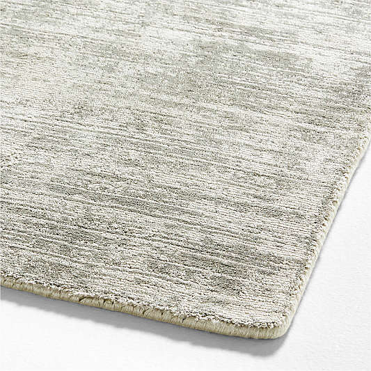 Laval Viscose Solid Grey Area Rug 8'x10'