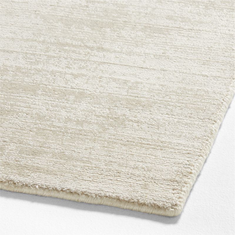 Laval Viscose Solid Ivory Rug 12"x18" Swatch - image 9 of 8