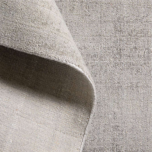 Laval Performance Handwoven Grey Rug Swatch 12"x18"