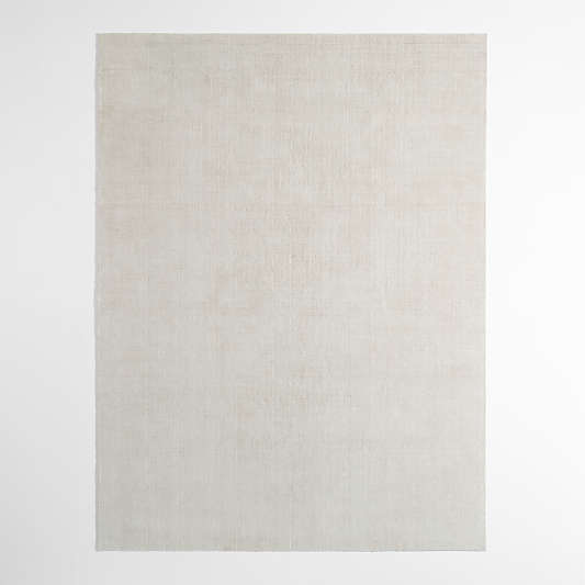 Laval Performance Handwoven Ivory Rug Swatch 12"x18"