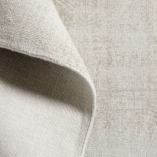 Laval Performance Handwoven Silver Area Rug 6'x9'