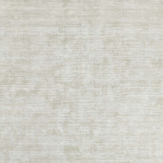 Laval Viscose Handwoven Solid Silver Area Rug