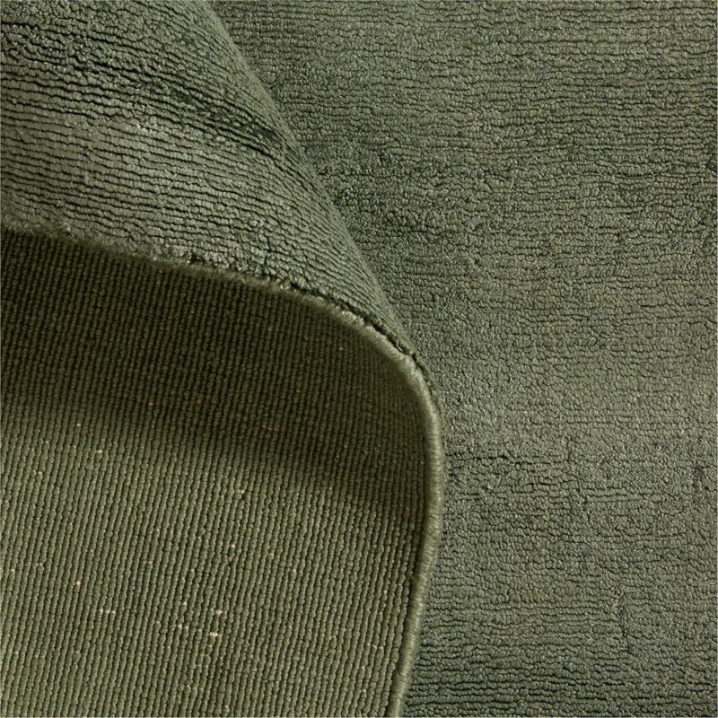 Laval Viscose Solid Green Area Rug 9'x12' - image 3 of 5